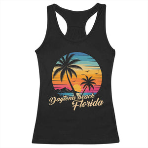 Vintage Daytona Beach Florida Racerback Tank Top Summer Vacation Graphic TS12 Black Print Your Wear