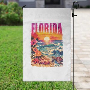 Retro Florida Beach Garden Flag Summer Vacation Gift TS12 Print Your Wear