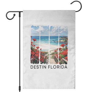 Destin Florida Garden Flag Summer Travel Beach Vacation Gift TS12 White Print Your Wear