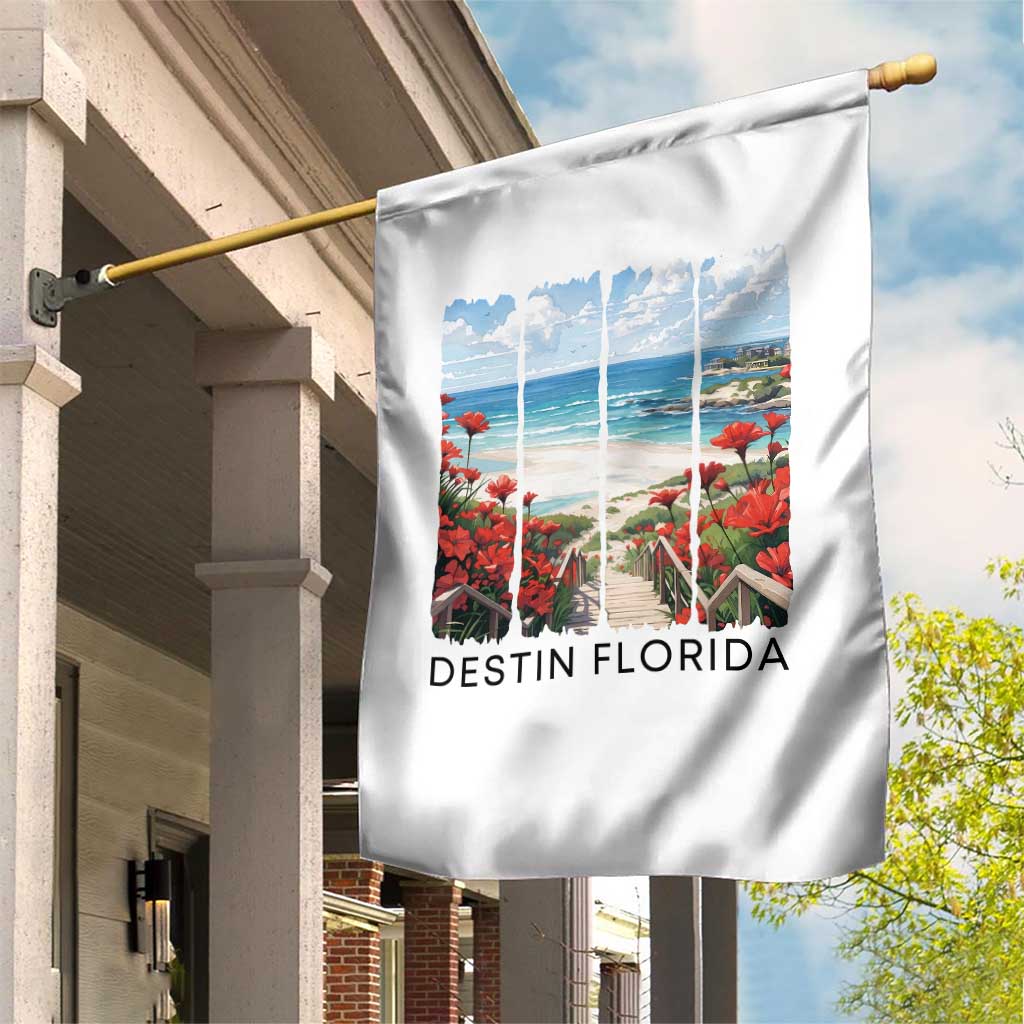 Destin Florida Garden Flag Summer Travel Beach Vacation Gift TS12 Print Your Wear