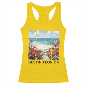 Destin Florida Racerback Tank Top Summer Travel Beach Vacation Gift TS12 Daisy Print Your Wear