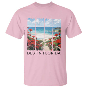 Destin Florida T Shirt Summer Travel Beach Vacation Gift TS12 Light Pink Print Your Wear