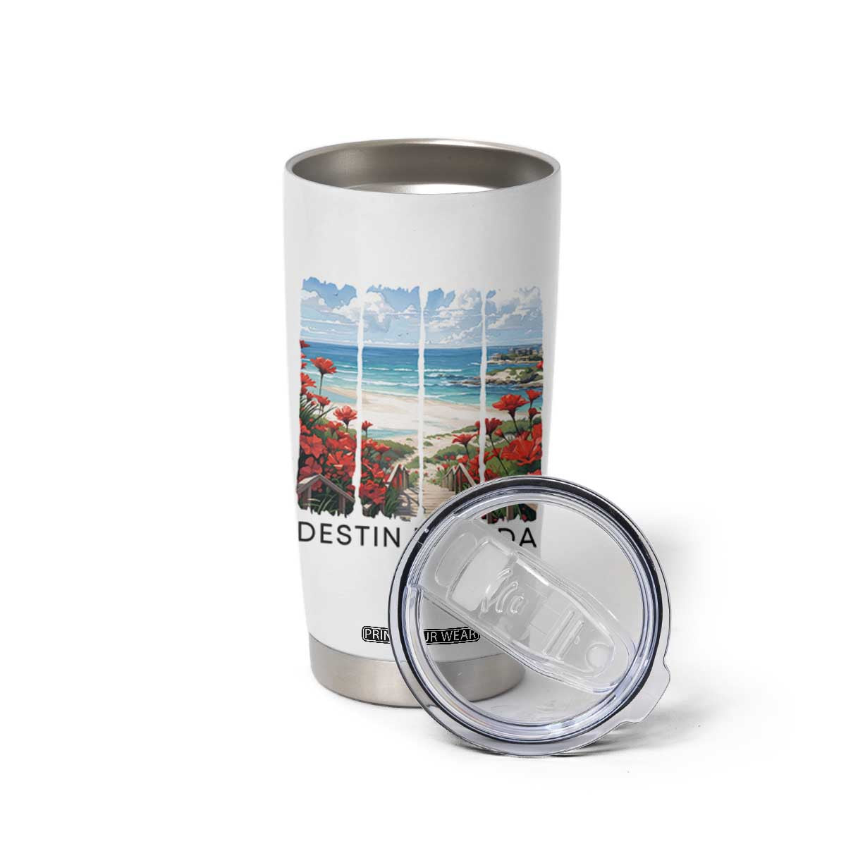 Destin Florida Tumbler Cup Summer Travel Beach Vacation Gift TS12 Print Your Wear
