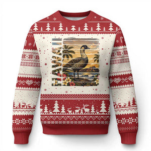 Hawaii Tropical Bird Ugly Christmas Sweater Summer Island Vacation Gift TS12 Beige Red Print Your Wear