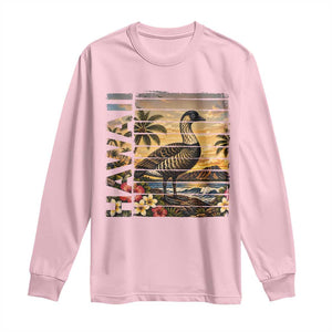 Hawaii Tropical Bird Long Sleeve Shirt Summer Island Vacation Gift TS12 Light Pink Print Your Wear