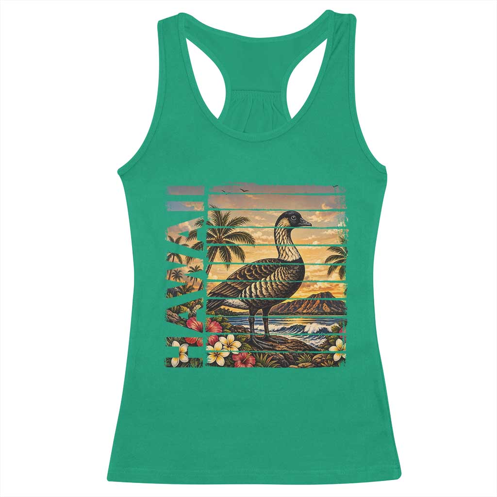 Hawaii Tropical Bird Racerback Tank Top Summer Island Vacation Gift TS12 Irish Green Print Your Wear