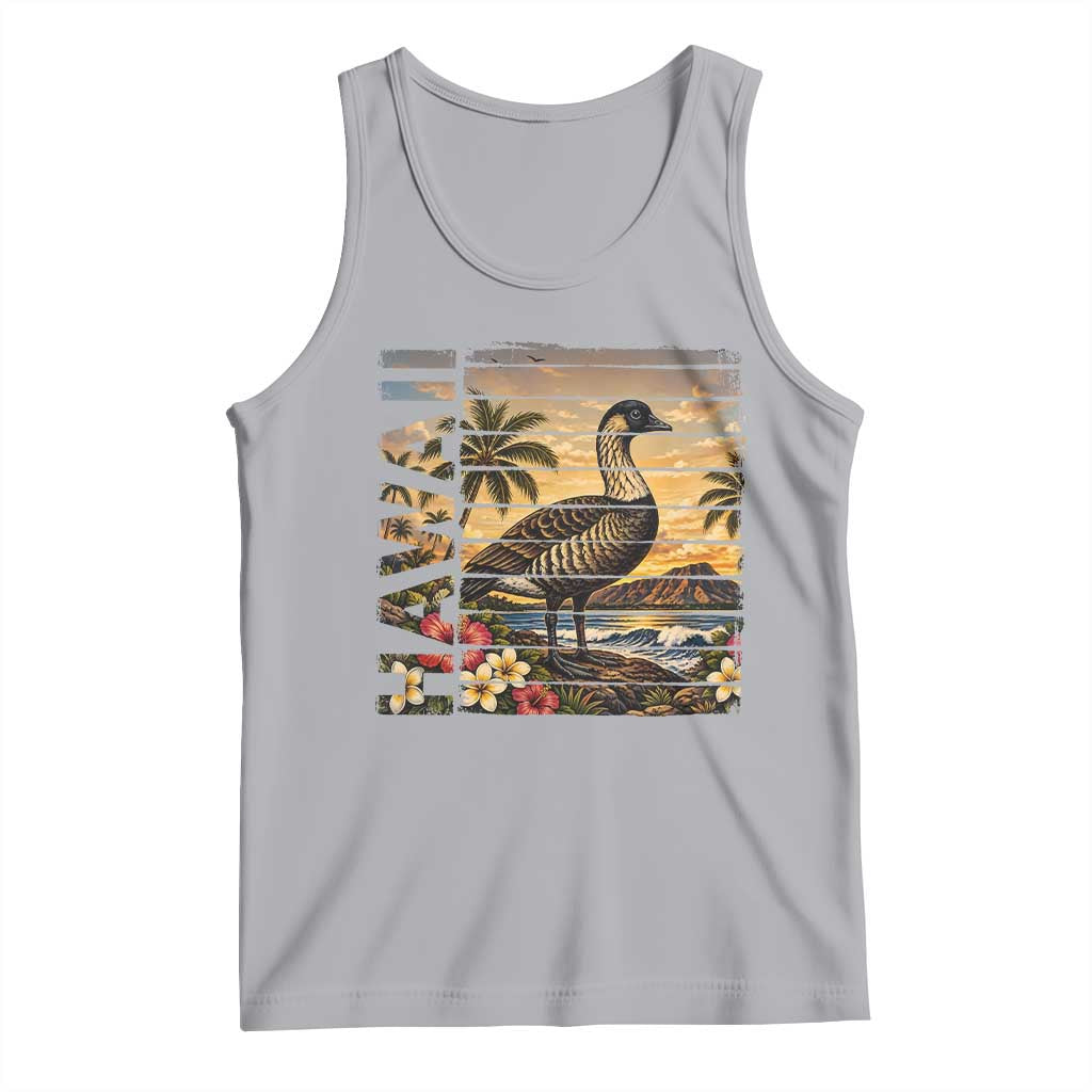 Hawaii Tropical Bird Tank Top Summer Island Vacation Gift TS12 Athletic Heather Print Your Wear