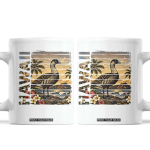Hawaii Tropical Bird Coffee Mug Summer Island Vacation Gift TS12 White Print Your Wear