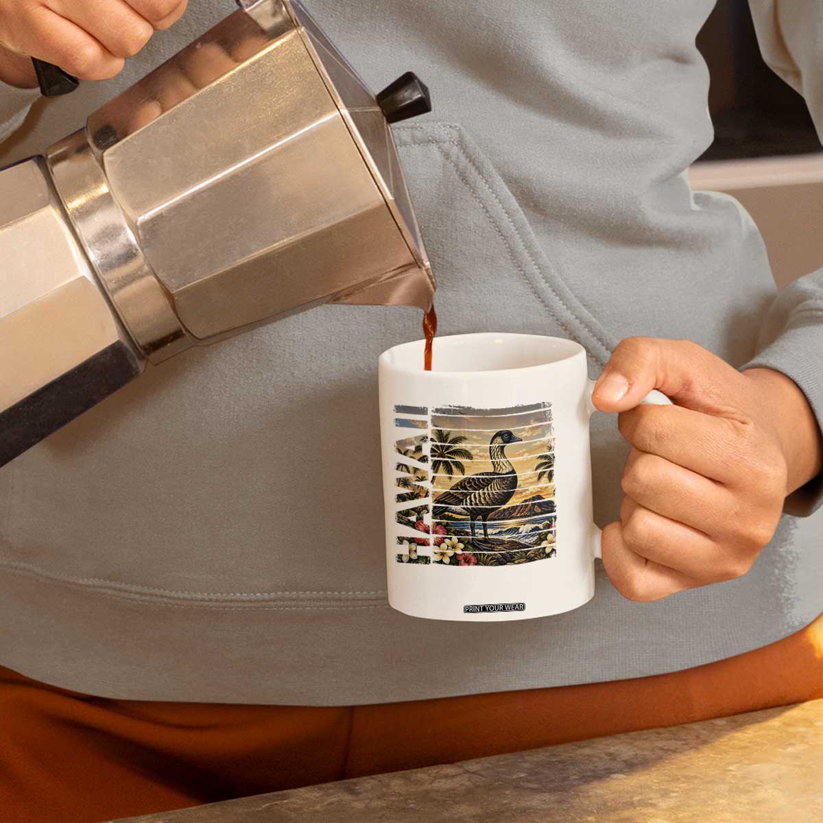 Hawaii Tropical Bird Coffee Mug Summer Island Vacation Gift TS12 Print Your Wear