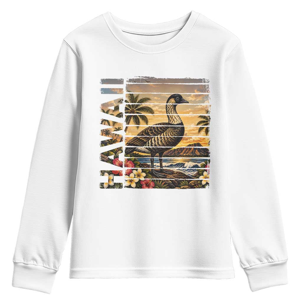 Hawaii Tropical Bird Youth Sweatshirt Summer Island Vacation Gift TS12 White Print Your Wear