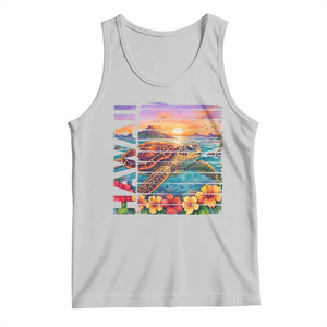 Hawaii Sea Turtle Tank Top Tropical Sunset Island Vacation Gift TS12 Ash Print Your Wear