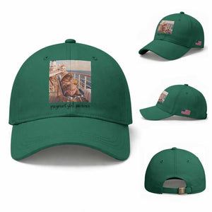 Summer Capybara Pregnancy Baseball Cap Baby Announcement Gift TS12 Baseball Cap Universal Fit Irish Green Print Your Wear