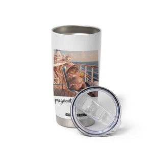 Summer Capybara Pregnancy Tumbler Cup Baby Announcement Gift TS12 Print Your Wear