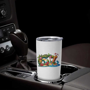 Tropical Beach Six Seven Tumbler Cup Summer Island Vacation Graphic TS12 Print Your Wear