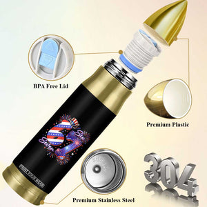 Patriotic Six Seven Bullet Tumbler Red White And Blue Fireworks Graphic TS12 Print Your Wear