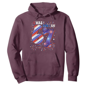 I Was Six Now I Am Seven Hoodie Patriotic 7th Birthday Gift TS12 Maroon Print Your Wear