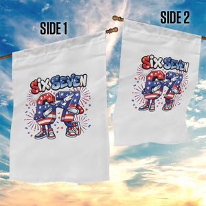 Funny Six Seven Dabbing Garden Flag Patriotic American Pride Gift TS12 Print Your Wear