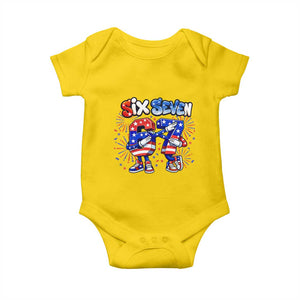Funny Six Seven Dabbing Baby Onesie Patriotic American Pride Gift TS12 Daisy Print Your Wear