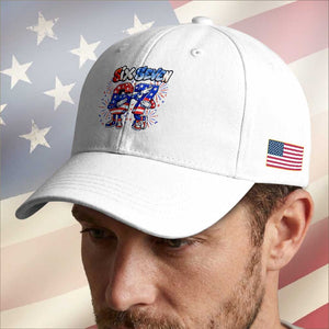 Funny Six Seven Dabbing Baseball Cap Patriotic American Pride Gift TS12 Print Your Wear