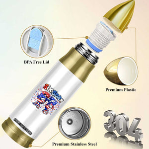 Funny Six Seven Dabbing Bullet Tumbler Patriotic American Pride Gift TS12 Print Your Wear