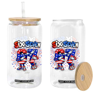 Funny Six Seven Dabbing Glass Can Patriotic American Pride Gift TS12 Print Your Wear