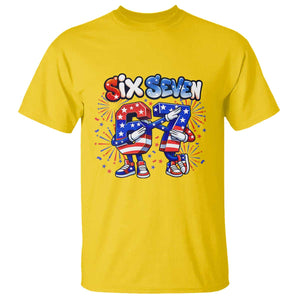 Funny Six Seven Dabbing T Shirt Patriotic American Pride Gift TS12 Daisy Print Your Wear