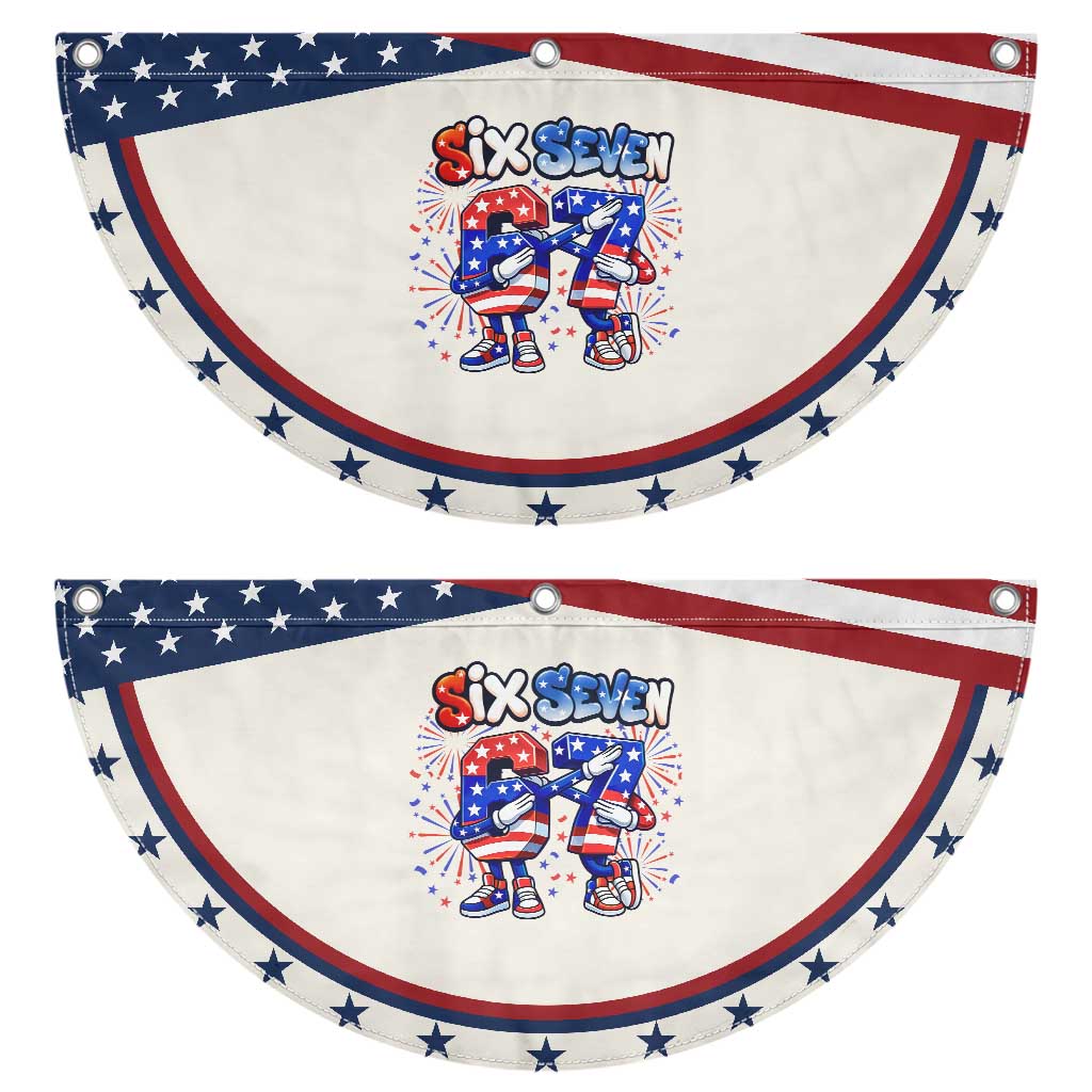 Funny Six Seven Dabbing Patriotic Fan Flag American Pride Gift TS12 2pcs pack Classic Beige Print Your Wear