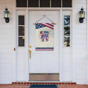 Funny Six Seven Dabbing Patriotic Garden Flag American Pride Gift TS12 Print Your Wear
