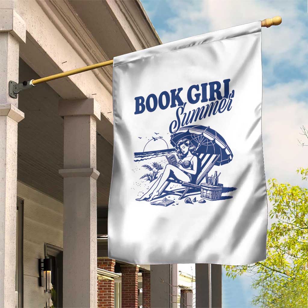 Book Girl Summer Garden Flag Funny Beach Book Lover Gift TS12 Print Your Wear