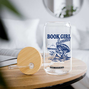 Book Girl Summer Glass Can Funny Beach Book Lover Gift TS12 Print Your Wear