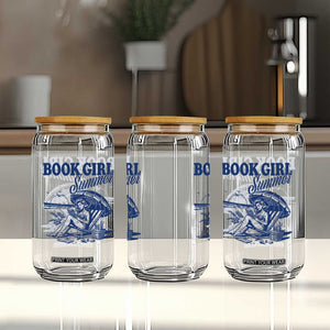 Book Girl Summer Glass Can Funny Beach Book Lover Gift TS12 Print Your Wear