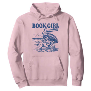 Book Girl Summer Hoodie Funny Beach Book Lover Gift TS12 Light Pink Print Your Wear