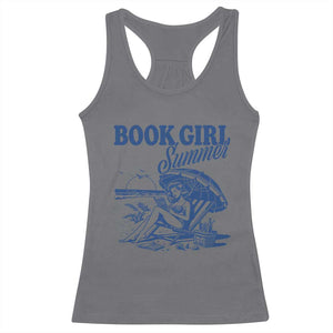 Book Girl Summer Racerback Tank Top Funny Beach Book Lover Gift TS12 Charcoal Print Your Wear