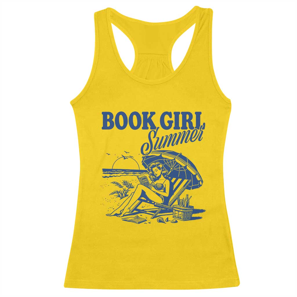 Book Girl Summer Racerback Tank Top Funny Beach Book Lover Gift TS12 Daisy Print Your Wear