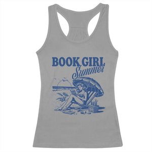 Book Girl Summer Racerback Tank Top Funny Beach Book Lover Gift TS12 Sport Gray Print Your Wear