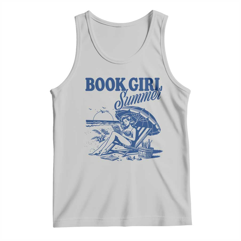 Book Girl Summer Tank Top Funny Beach Book Lover Gift TS12 Ash Print Your Wear