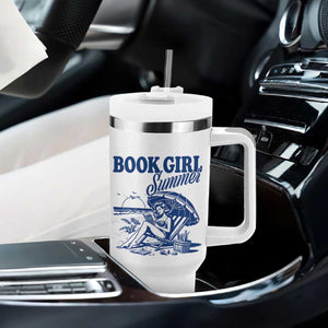 Book Girl Summer Tumbler With Handle Funny Beach Book Lover Gift TS12 Print Your Wear