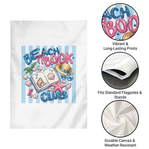 Beach Book Club Garden Flag Bookworm Summer Vacation Graphic TS12 Print Your Wear