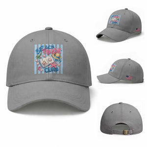 Beach Book Club Baseball Cap Bookworm Summer Vacation Graphic TS12 Baseball Cap Universal Fit Sport Gray Print Your Wear
