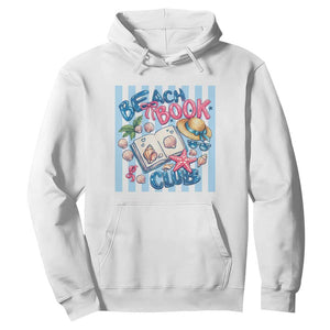 Beach Book Club Hoodie Bookworm Summer Vacation Graphic TS12 White Print Your Wear