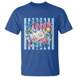 Beach Book Club T Shirt Bookworm Summer Vacation Graphic TS12 Royal Blue Print Your Wear