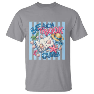 Beach Book Club T Shirt Bookworm Summer Vacation Graphic TS12 Sport Gray Print Your Wear