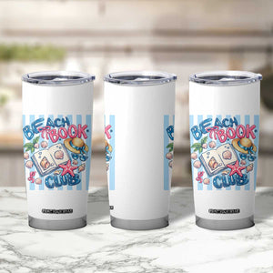 Beach Book Club Tumbler Cup Bookworm Summer Vacation Graphic TS12 Print Your Wear