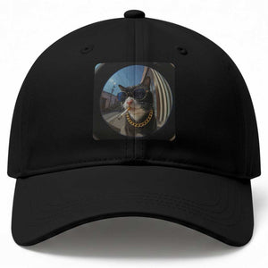 Smoking Cat Baseball Cap Meme Funny Cool Kitten TS12 Print Your Wear