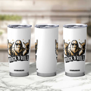 Funny Bigfoot Rock N Roll Tumbler Cup Music Lover Sasquatch TS12 Print Your Wear