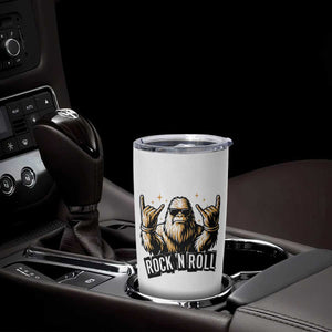 Funny Bigfoot Rock N Roll Tumbler Cup Music Lover Sasquatch TS12 Print Your Wear