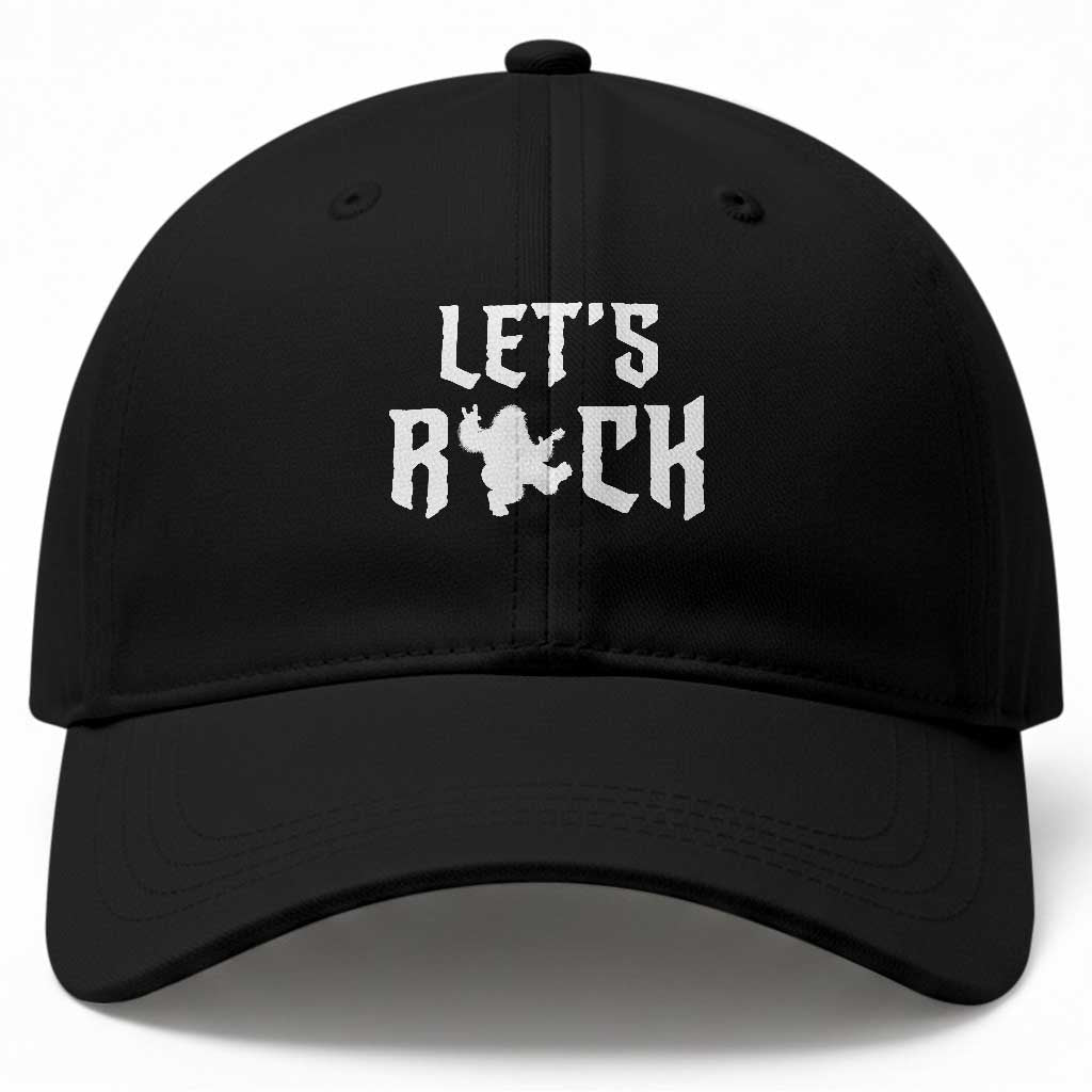 Bigfoot Rock N Roll Baseball Cap Funny Lets Rock Music Lover TS12 Print Your Wear