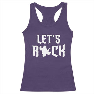 Bigfoot Rock N Roll Racerback Tank Top Funny Lets Rock Music Lover TS12 Purple Print Your Wear
