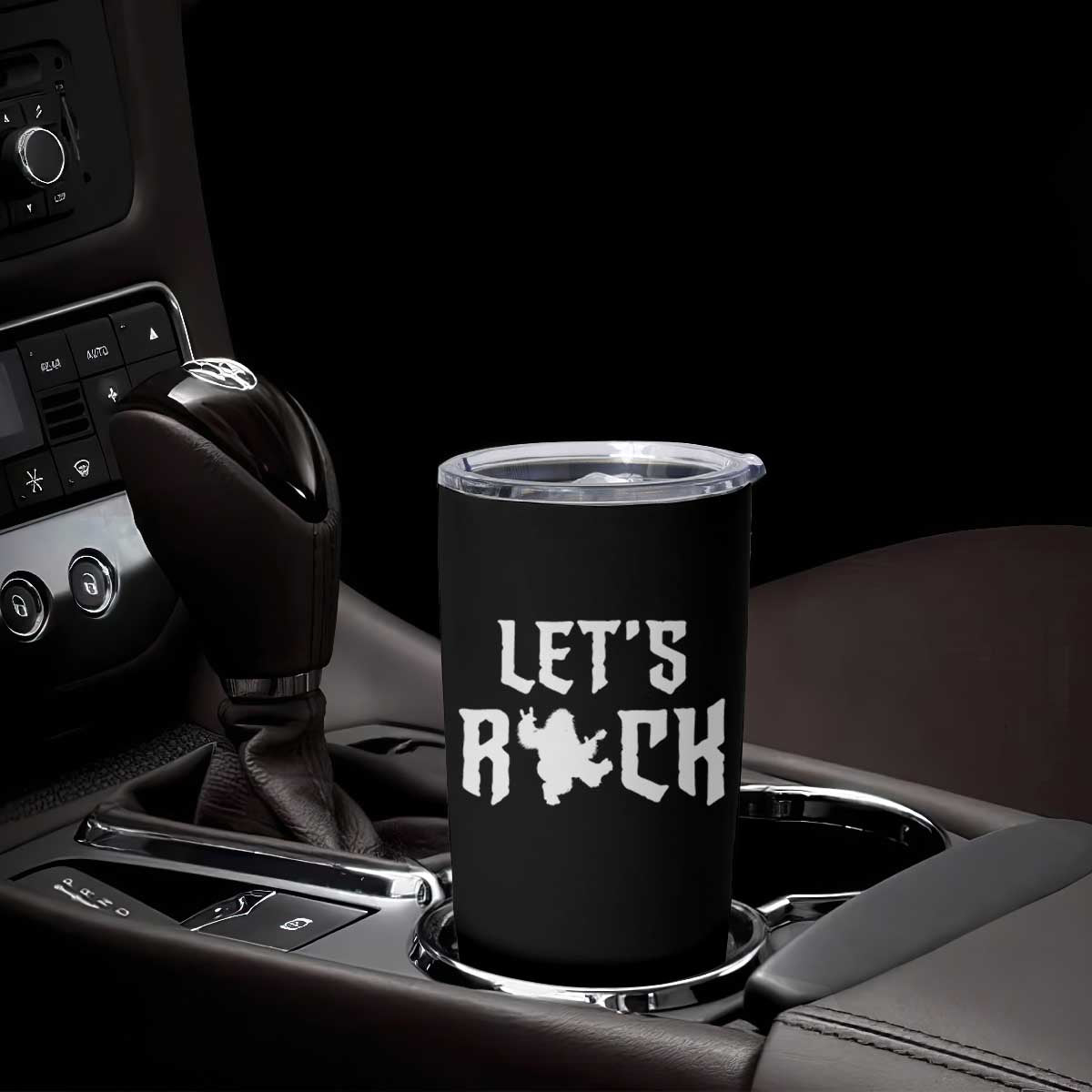 Bigfoot Rock N Roll Tumbler Cup Funny Lets Rock Music Lover TS12 Print Your Wear