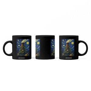 Starry Night Hops Brewery Coffee Mug Vintage Hops Beer Lover Painterly TS12 Print Your Wear
